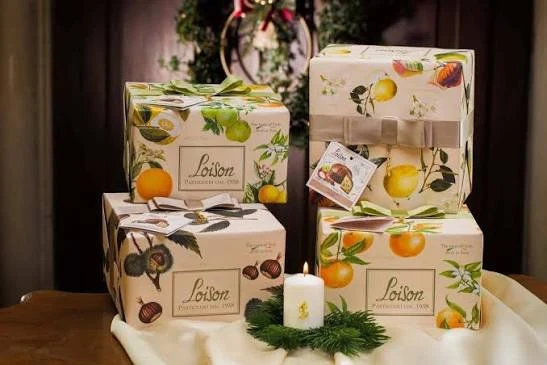 Loison 花果緞帶禮盒情境